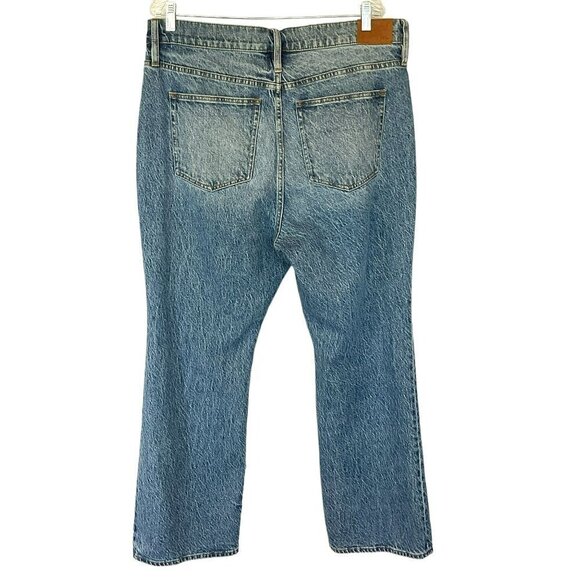 J. Crew Jeans Women's Demi Boot High Rise Flared Leg Size 34 Actual 38 - Picture 2 of 14